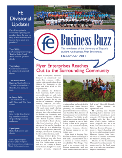 FE Divisional Updates