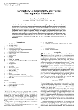 Rarefaction, Compressibility, and Viscous Heating in Gas