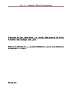 Quality Framework - European Commission