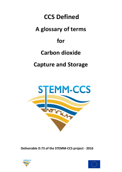 Glossary of Terminology - stemm-ccs