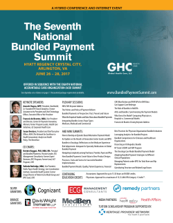The Seventh National Bundled Payment Summit