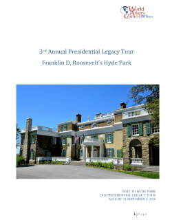 Franklin D. Roosevelt`s Hyde Park