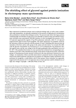 The shielding effect of glycerol against protein
