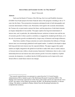 Interest Rates and Economic Growth: Are They Related?