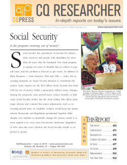 CQR Social Security - Brookings Institution