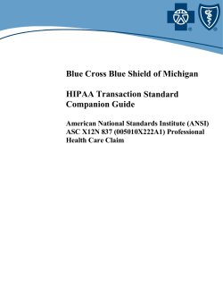 ANSI ASC X12N 837 (005010X222A1)