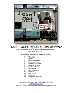 HERE - Lou and Peter Berryman