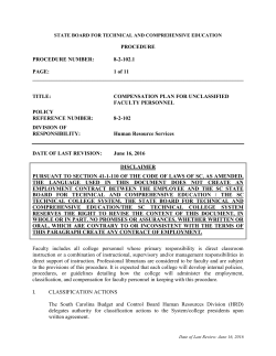 PROCEDURE PROCEDURE NUMBER: 8-2