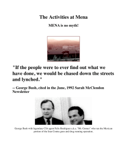 The Activities at Mena "If the people were to