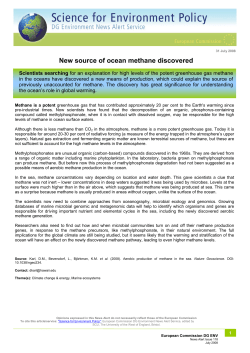 New source of ocean methane discovered