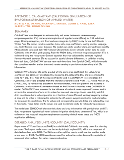 Appendix A: The Effect of Declining Groundwater Levels on Supply