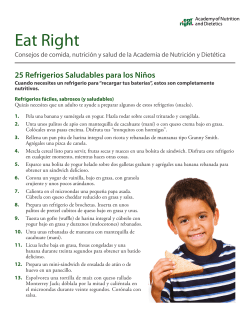 Eat Right - Academy of Nutrition and Dietetics