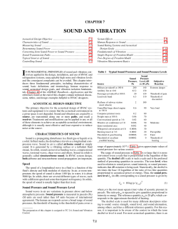 F07. Sound and Vibration