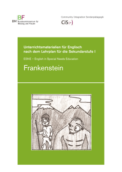 Frankenstein (Unterrichtsmaterialien f&uuml;r Englisch nach dem