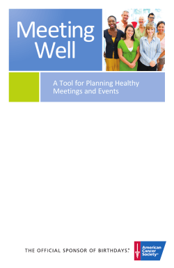 Meeting Well - ACS Workplace Solutions