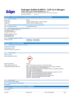 Hydrogen Sulfide (0.0001%