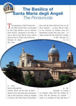 The Porziuncola - Friar Alessandro