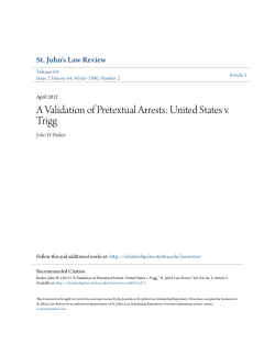 United States v. Trigg - St. John`s Law Scholarship Repository