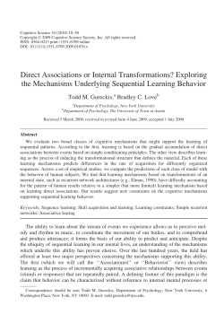 Direct Associations or Internal Transformations