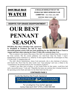 our best pennant season - Double Bay Bowling Club