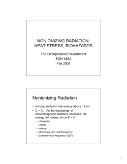 Nonionizing Radiation