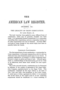 The Legality of Trust Combinations