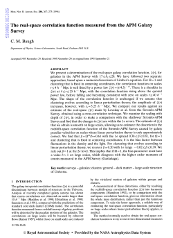 The real-space correlation function measured from the APM Galaxy