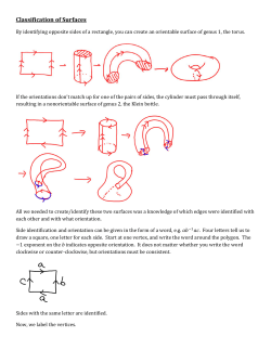 Classification of Surfaces