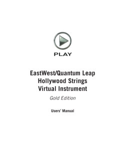 EWQL Hollywood Strings Virtual Instrument - Soundsonline