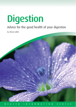 Digestion booklet