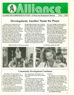 Development: Another Name for Peace