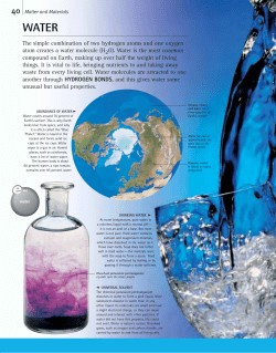 The simple combination of two hydrogen atoms and one oxygen