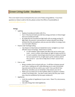 2014.Green Living Guide-Students