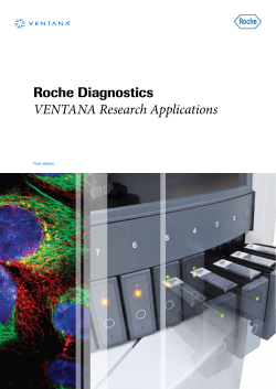 Roche Diagnostics VENTANA Research Applications