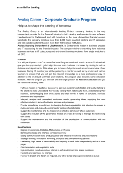 Career - Account Consultant