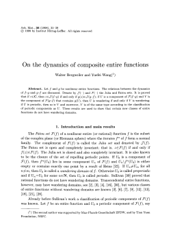 On the dynamics of composite entire functions