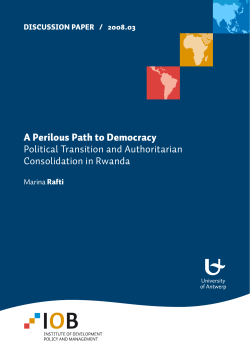 A Perilous Path to Democracy Political Transition and Authoritarian