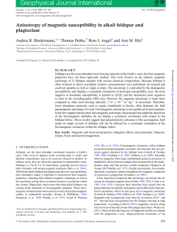 Geophysical Journal International