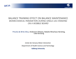 balance training effect on balance maintenance