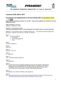 Letter Nr 1 - March 2017 (english)