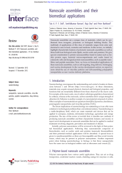 Full Text  - Journal of The Royal Society Interface