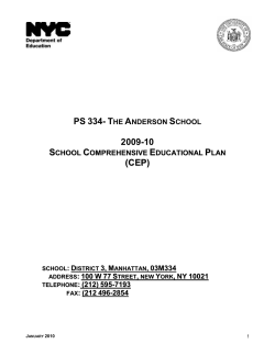 PS 334- T 2009-10 (CEP) - New York City Department of Education