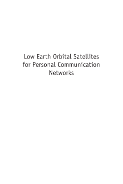 Low Earth Orbital Satellites for Personal Communication Networks