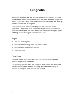 Gingivitis - Spanish - Health Information Translations