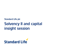 Solvency II and capital insight session