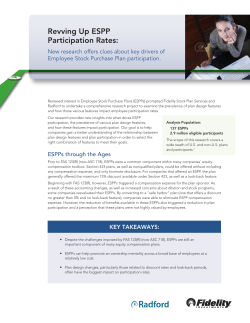 Revving Up ESPP Participation Rates