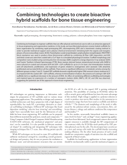 Combining technologies to create bioactive hybrid scaffolds for bone