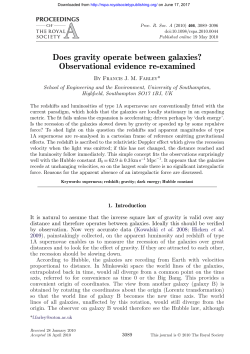 Does gravity operate between galaxies? Observational evidence re
