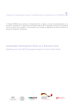 Sustainable Development Goals as a Business Case