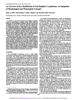 An Overview of the Classification of Non